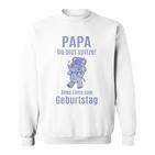 Alles Gute zum Geburtstag Papa Elefant Sweatshirt, Liebe & Spaß Design