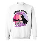 Beste Hunde Oma Aller Zeiten Haustier Gassi Hund Hundeoma Sweatshirt