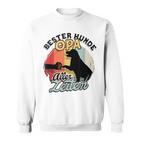 Bester Hunde Opa Aller Zeiten Sweatshirt, Lustiges Haustier Motiv