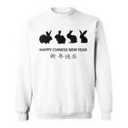 Chinesisches Neujahr Des Hasens Sweatshirt