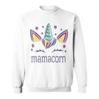 Damen Mamacorn Einhorn Geburtstag Süß Muttertag Sweatshirt