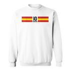 Fussball Spanien Fussball Outfit Fan Sweatshirt