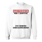 Gästebuch 34 Geburtstag Mann Frau Lustig 34 Geburtstag Deko Sweatshirt