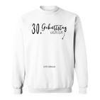 Geschenk Zum 30 Geburtstag Gästebuch Sweatshirt