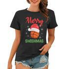 Basketball Frohe Weihnachten Frauen Tshirt