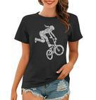Bmx Mädchen Bike Stunt Kinder Frauen Tshirt