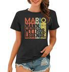 Herren Retro Mario Mann Mythos Legende Geburtstag Geschenk Frauen Tshirt