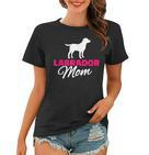 Labrador Mom Frauen Tshirt mit Hunde-Silhouette, Ideal für Hundefreundinnen