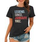 Legende Seit Januar 1982 Jahrgang Geburtstag Frauen Tshirt