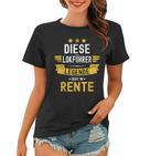 Lokführer Rentner Frauen Tshirt - Eisenbahn Legende in Rente