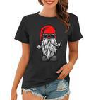 Merry Bikemas Biker Rocker Motorradfahrer Weihnachten Fest Frauen Tshirt