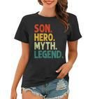 Sohn Held Mythos Legende Retro Vintage-Sohn Frauen Tshirt
