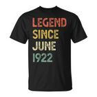 100 Jahre Alter Geburtstag Männer Frauen Geboren Mai 1922 T-Shirt