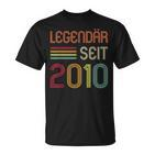 12 Geburtstag Legendär Seit 2010 Geschenk T-Shirt