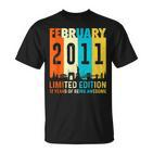 12 Limitierte Auflage Hergestellt Im Februar 2011 12 T-Shirt