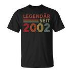 2002 Geburtstag Mann 20 Jahre Deko Lustig 20Er 20 Geburtstag T-Shirt