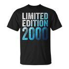 22 Geburtstag Mann 22 Jahre Geschenk Limited Edition 2000 T-Shirt