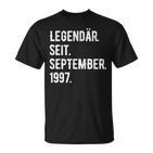 26 Geburtstag Geschenk 26 Jahre Legendär Seit September 199 T-Shirt