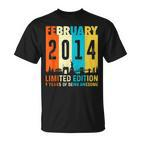 9 Limitierte Auflage Hergestellt Im Februar 2014 9 T-Shirt