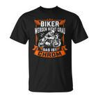 Biker Werden Nicht Grau Das Ist Chrom Motorrad Ironie T-Shirt