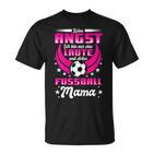 Damen Lustig Laute Und Stolze Fußball Mama Spruch Kind Frauen T-Shirt