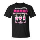 Damen Nur Die Besten Mamas Werden Zur Oma Befördert T-Shirt