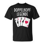 Doppelkopf Legende Spielkarten T-Shirt