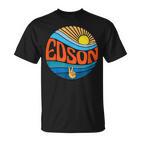 Edson Hemd Vintage Sunset Edson Groovy Tie Dye T-Shirt