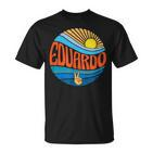 Eduardo Hemd Vintage Sunset Eduardo Groovy Tie Dye T-Shirt
