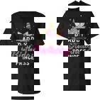 Einhorn Geburtstag Papa Des Geburtstags Mädchen Geschenk V3 T-Shirt