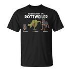 Entwicklung Rottweiler Evolution Rottweiler Welpen T-Shirt