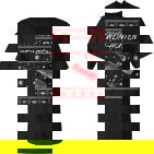 Frohe Wein-Achten Rotwein Liebhaber Weihnachts Glühwein Wein T-Shirt
