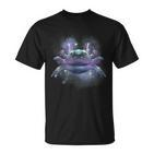Galaxy Axolotl Weltraumastronaut Mexikanischer Salamander T-Shirt