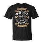 Geburtstagsgeschenk Legenden Wurden Im September 1995 Geboren T-Shirt