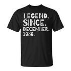 Geburtstagslegende Dezember 1986 T-Shirt für Männer & Frauen