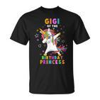 Gigi Of The Birthday Princess Lustiges Einhorn Dab-Geschenk T-Shirt