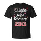 Großartig Seit Februar 2013 Blumen 2013 Februar Geburtstag T-Shirt