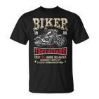 Herren 35 Geburtstag Mann Biker Geschenk Witzig Motorrad 1988 T-Shirt
