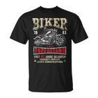 Herren 40 Geburtstag Mann Biker Geschenk Witzig Motorrad 1983 T-Shirt