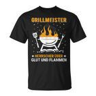 Herren Barbecue Und Grill Spruch Für Grillmeister Im Garten T-Shirt