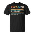 Herren Cycopath Mountainbike T-Shirt, Lustig für MTB Biker