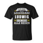 Herren Name Ludwig Vorname Namensgeschenke Namenstag T-Shirt