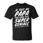 Herren Papa Mädchen Geschenk Für Papa Geburtstag Herren Humor T-Shirt