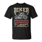 Herren T-Shirt zum 50. Geburtstag, Biker 1973 V2 Motorrad Design, Witzig