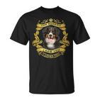 Hunde-Motiv Schwarz T-Shirt mit Liebevoller Botschaft, Tierfreund Design