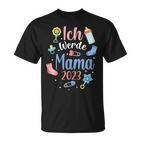 Ich Werde Mama 2023 T-Shirt, Süßes Outfit für werdende Mütter