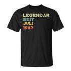 Legendär Seit Juli 1987 Geboren T-Shirt