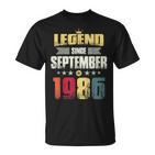 Legende Seit 1986 T-Shirt zum 33. Geburtstag für Männer und Frauen