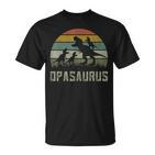 Lustiges Opa Dinosaurier T-Shirt, Saurier Motiv für Großväter