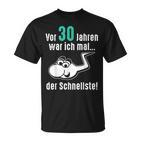 Lustiges T-Shirt zum 30. Geburtstag für Männer und Frauen